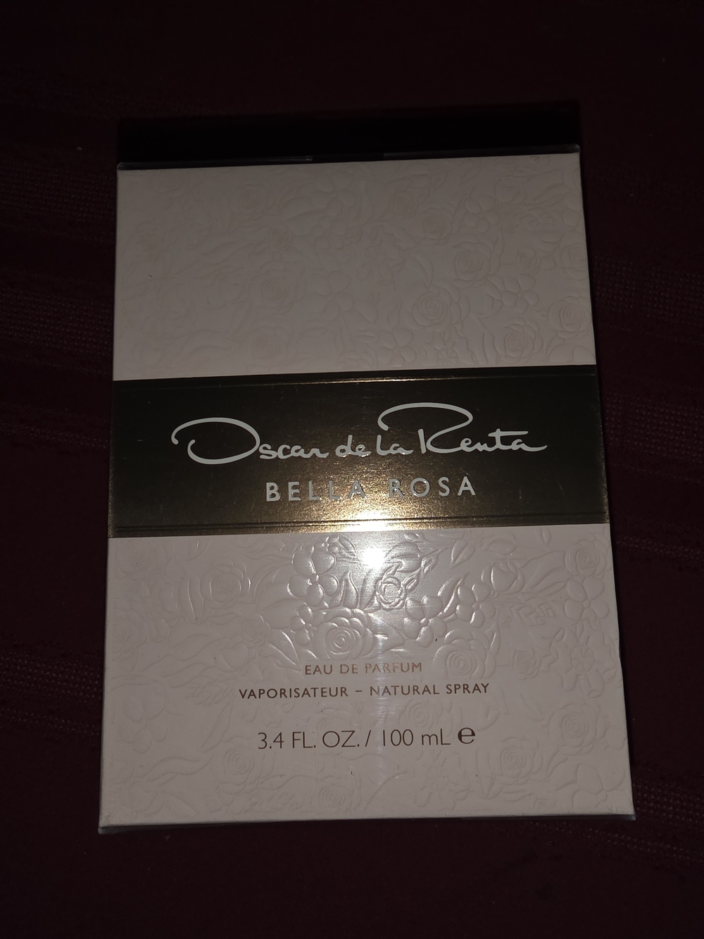 Oscar de la Renta Bella Rosa Eau de Parfum - White and Gold Accents